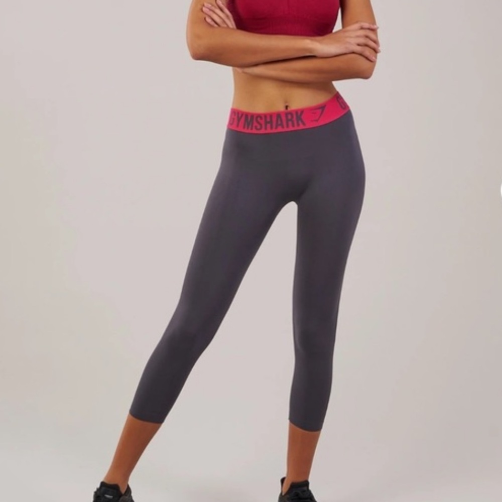 Gymshark Pink Waistband Leggings